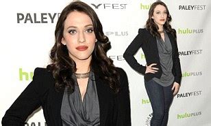 did kat dennings get a boob job|Curvaceous Kat Dennings opts to hide her cleavage for a change .